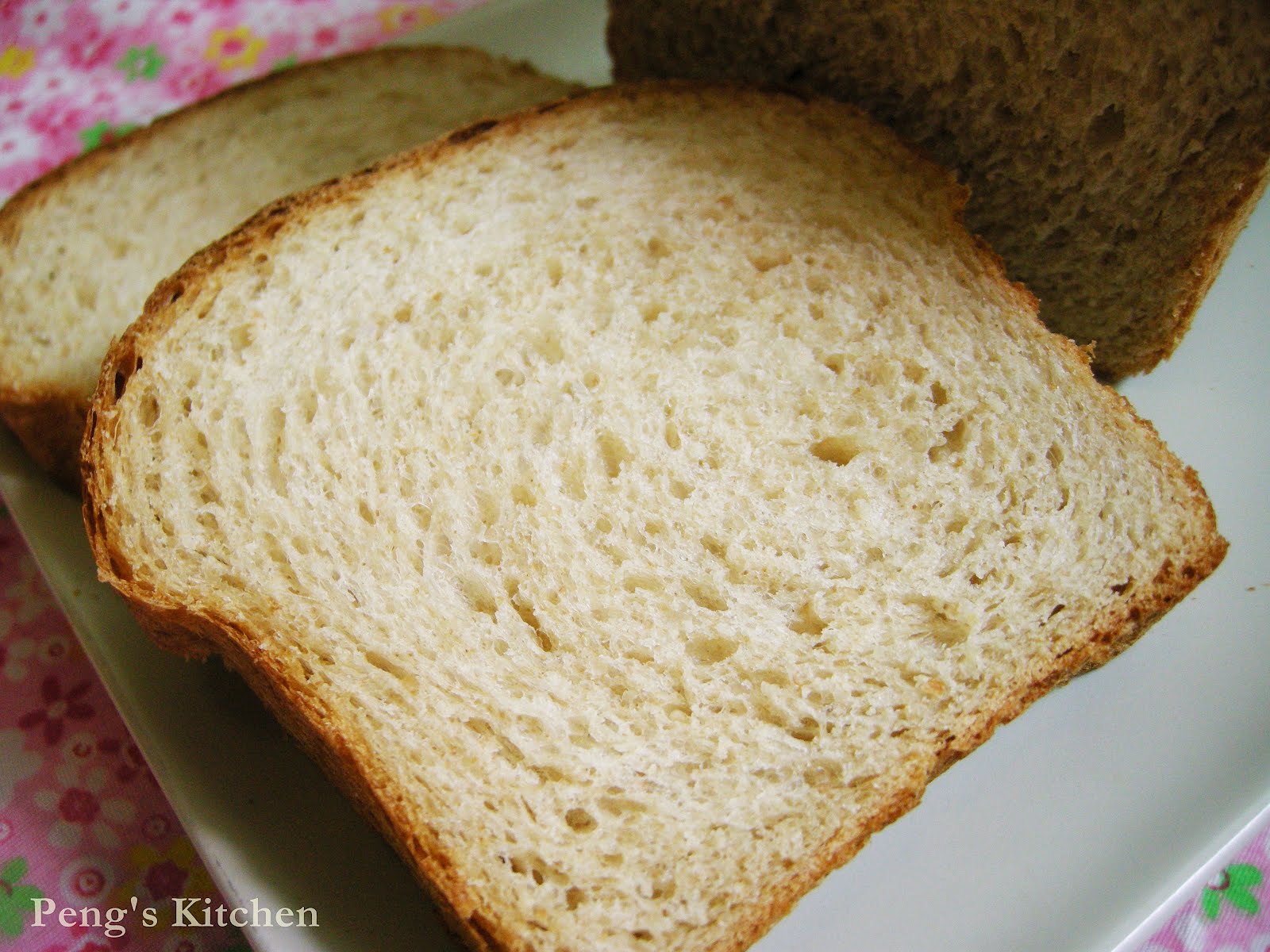 Peng's Kitchen Wholemeal Loaf Bread (中种)