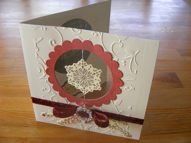 snowflake christmas card