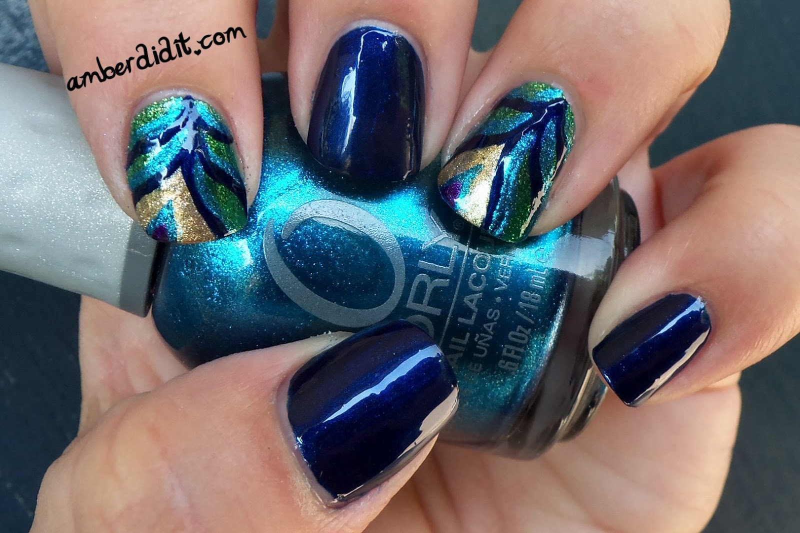 Peacock Feather Nails | BlogHer