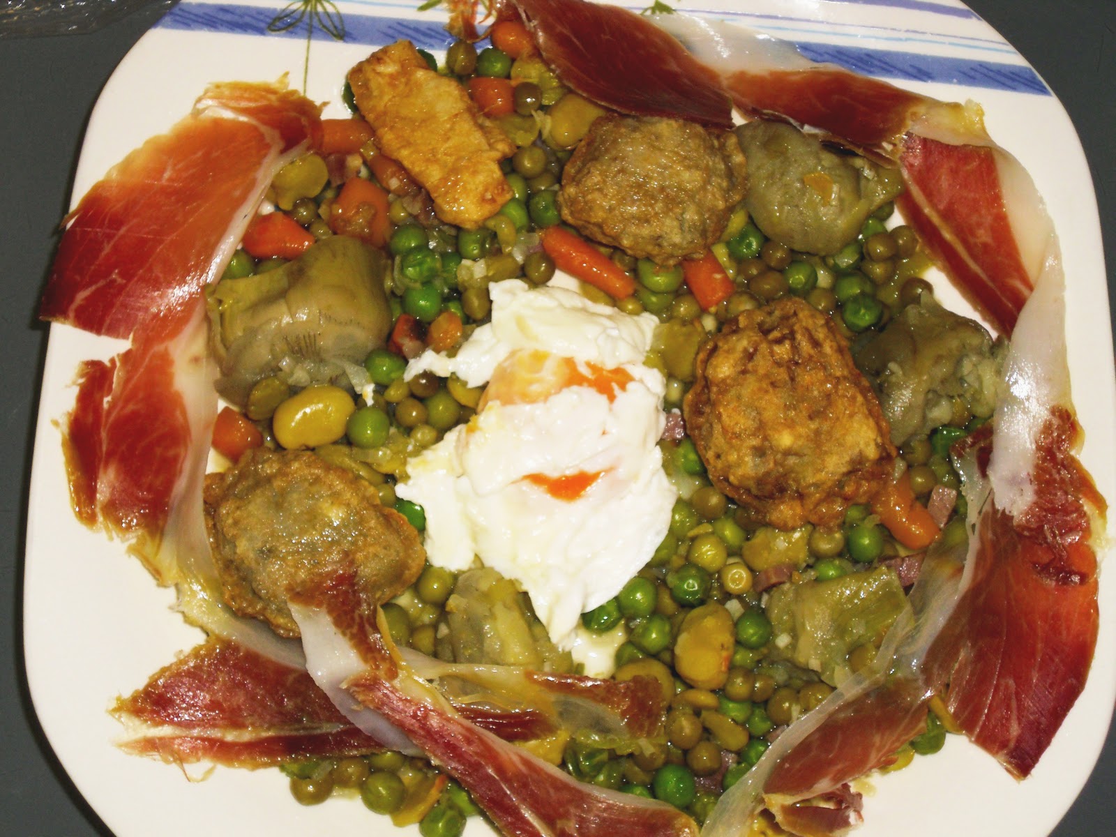 Recetas de cocina de un abuelo donostiarra: Menestra de verduras