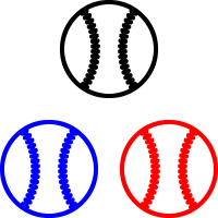 Baseballs Clipart