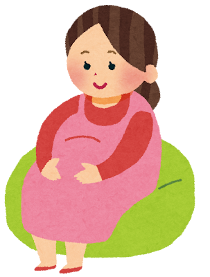 妊婦・妊娠のイラスト（赤ちゃん）