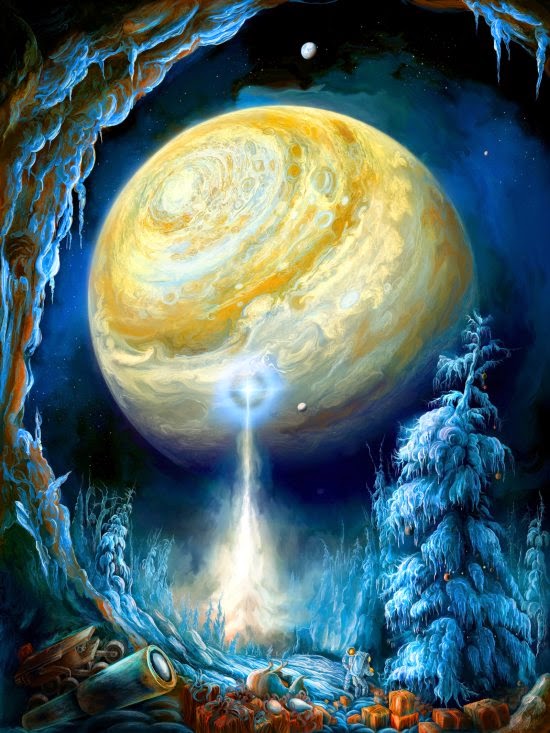 Surrealismo e ficção científica nas ilustrações espaciais de Valentinia Korshunakova Valentinia Korshunakova Elitanna deviantart ilustrações surreal ficção planetas universo photoshop