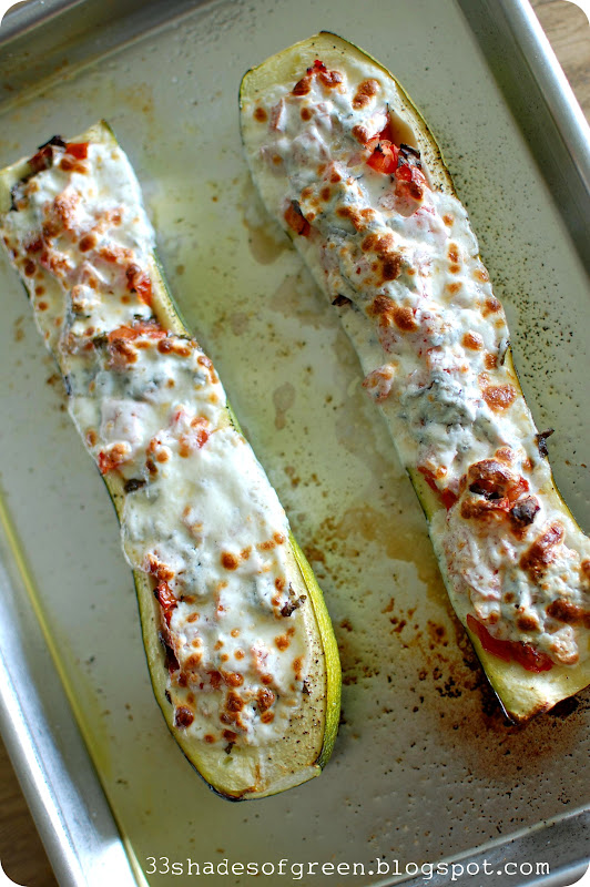 33 Shades of Green Tasty Tuesdays Stuffed Zucchini with Tomato