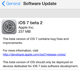 iOS 7 Beta 2 Brings Support For iPad And Other New Features