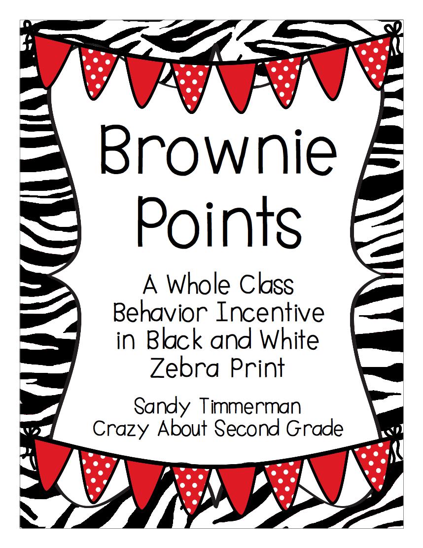 Crazy About Second Grade Brownie PointsA Whole Class Behavior Incentive