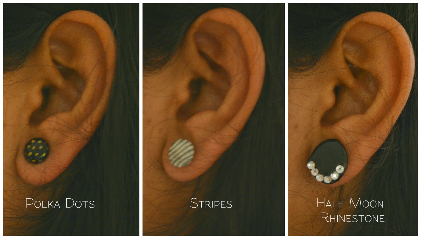 Vikalpah How to Make Sparkling Earrings Using Hot glue