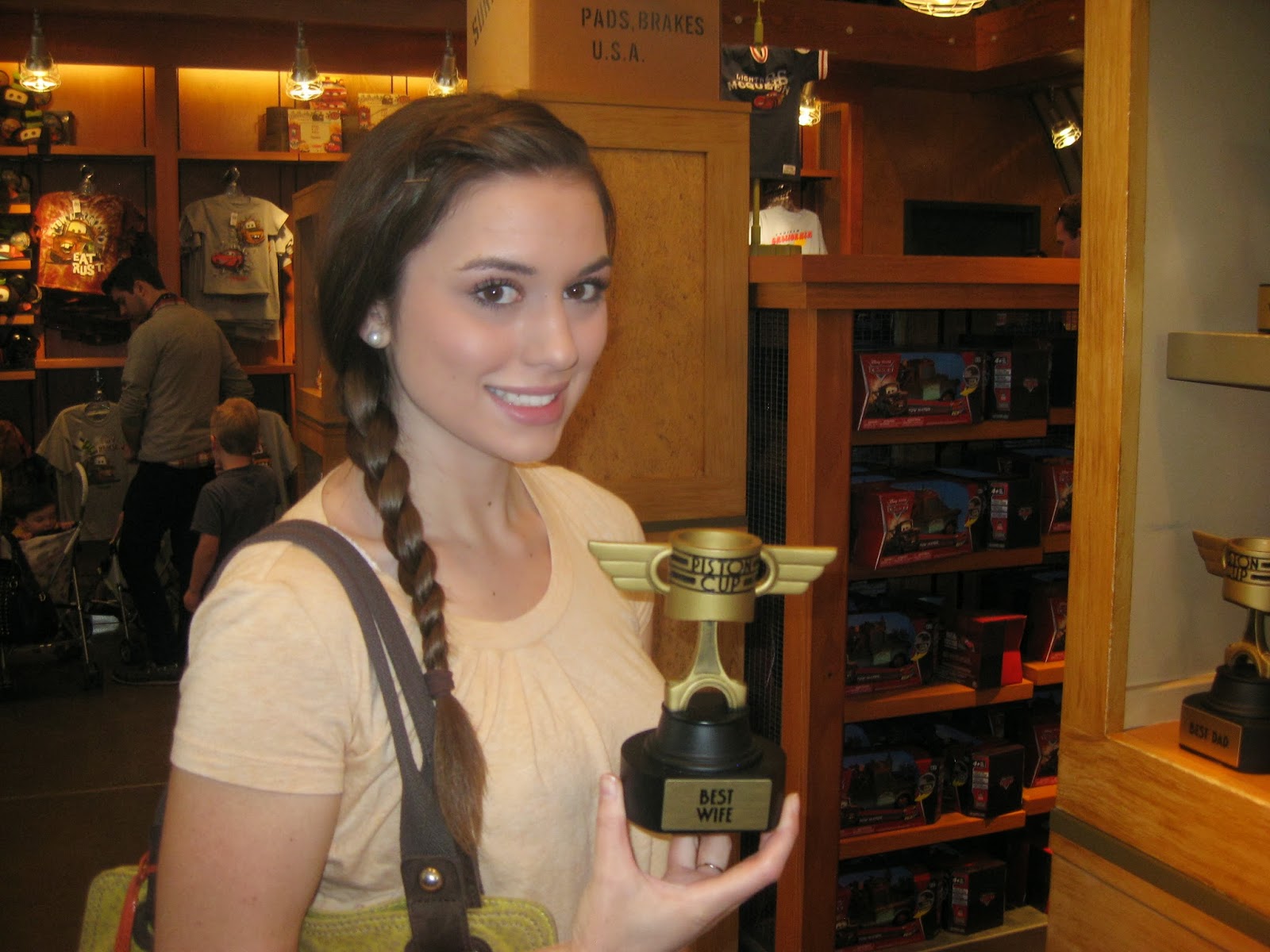 Dan the Pixar Fan Cars Piston Cup Trophy Replica