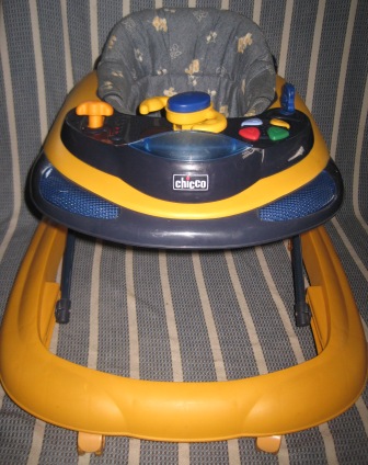 spaceship baby walker