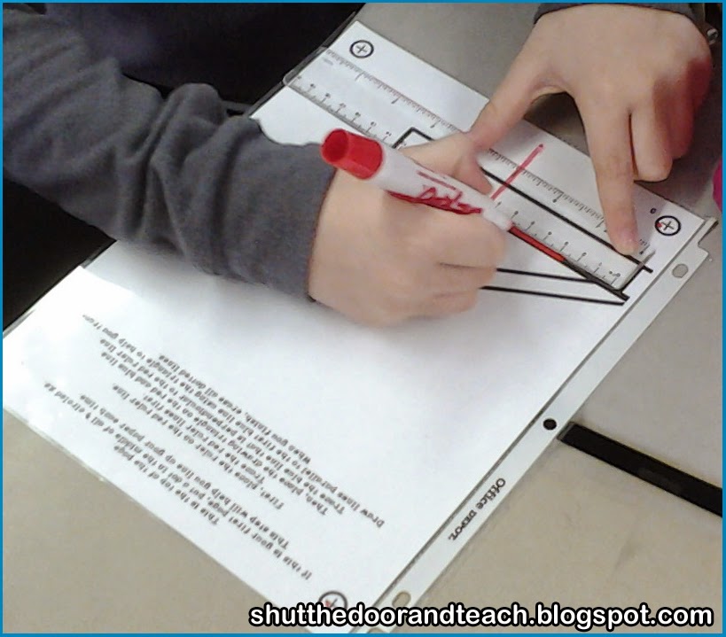 Shut the Door and Teach Using Tools to Draw Parallel and Perpendicular