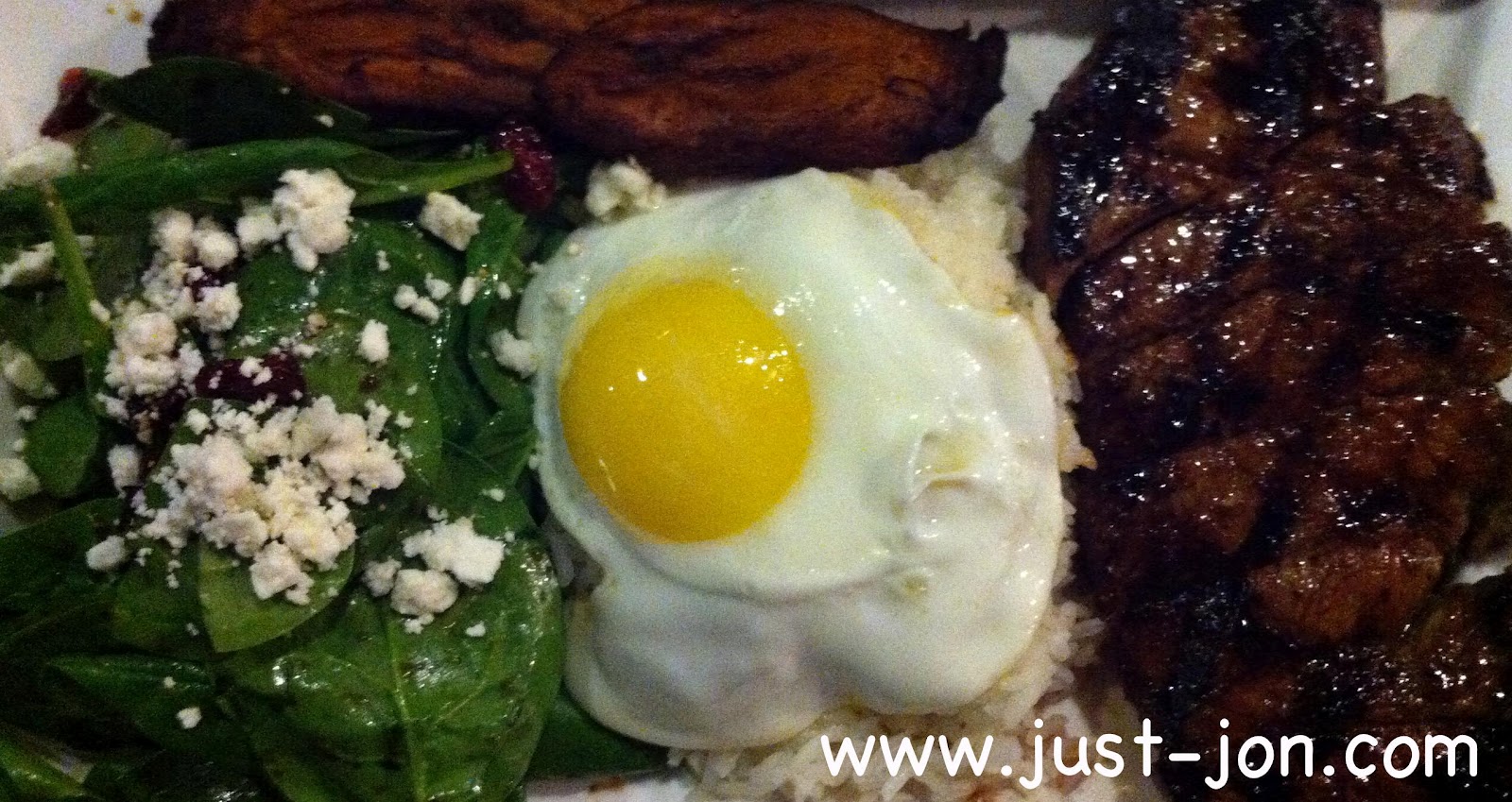 Plantain And Spinach