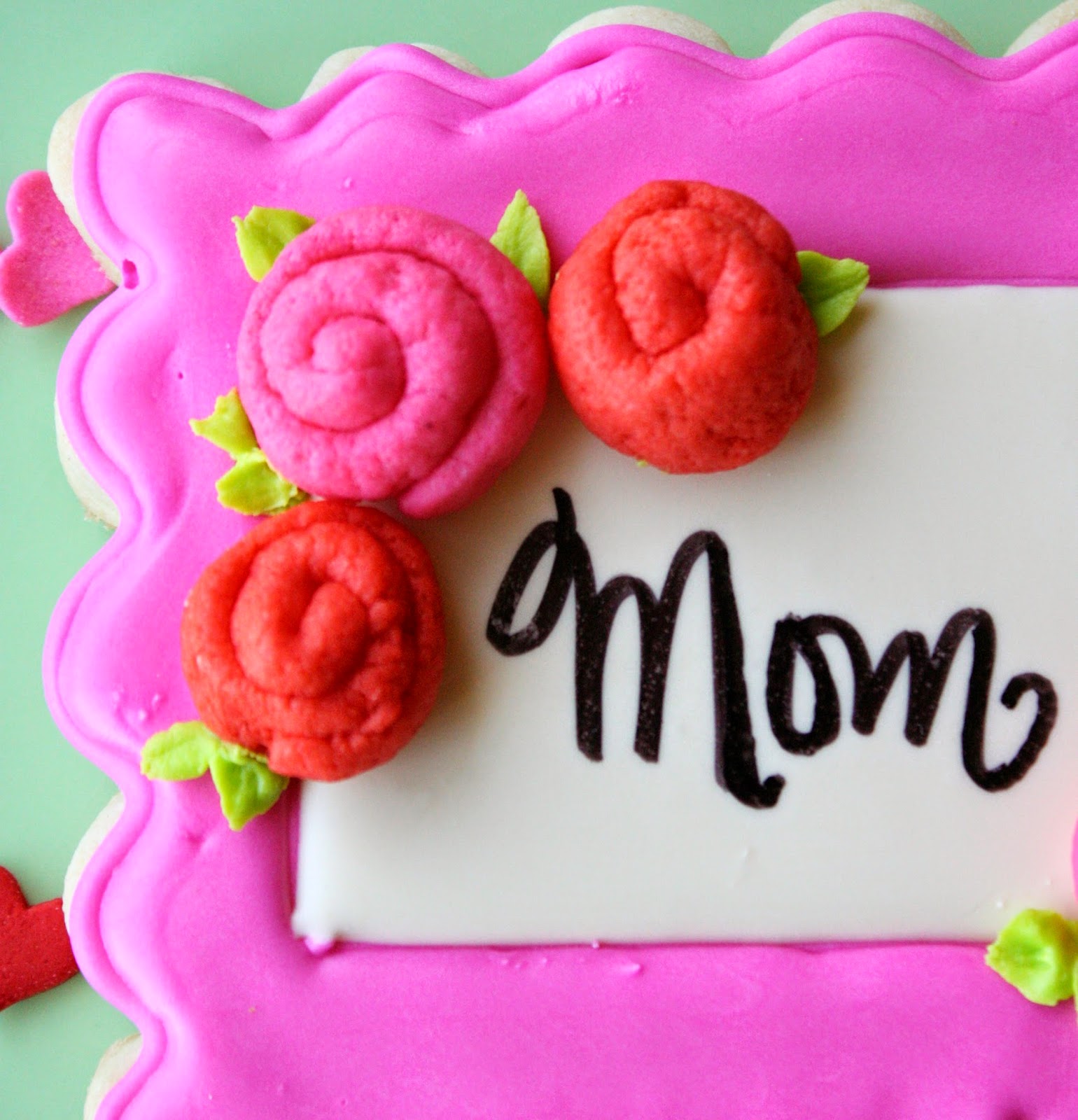 Ribbon Rose Cookies {For Mom}, Lay The Table