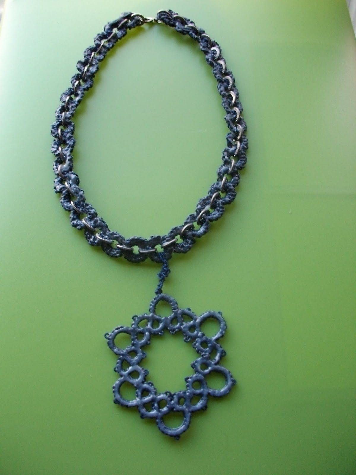 Cheryl's Tatting Tatted chain necklace