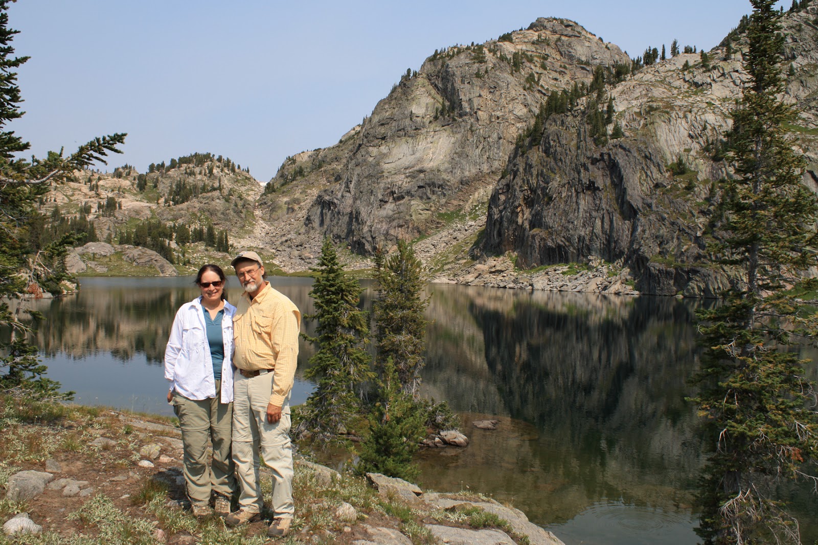 Living and Dyeing Under the Big Sky Bald Knob Lake in the Beartooth
