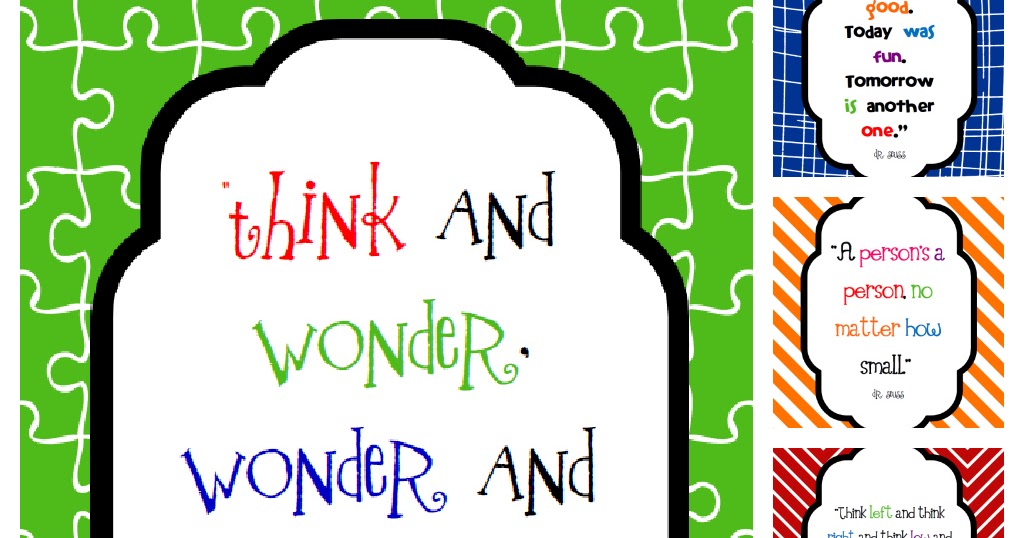 Classroom Freebies Too: Dr. Seuss Quotes
