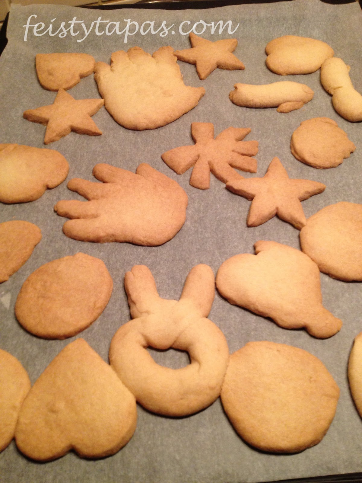 FEISTY TAPAS Shortbread biscuits / Galletas de mantequilla (Thermomix)