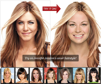 Free Online Photo Editors Website Hollywood Hair Virtual Makeover