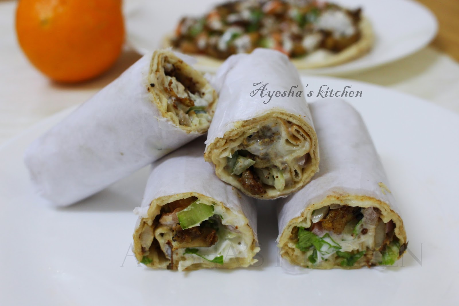 HOME MADE CHICKEN SHAWARMA SHAWARMA AT HOME