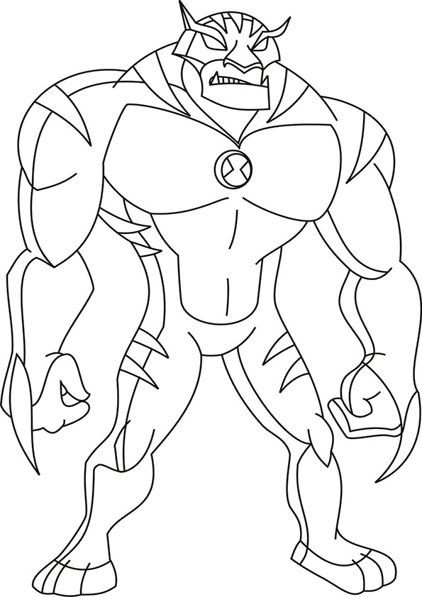 Kevin de ben 10 para colorear - Imagui