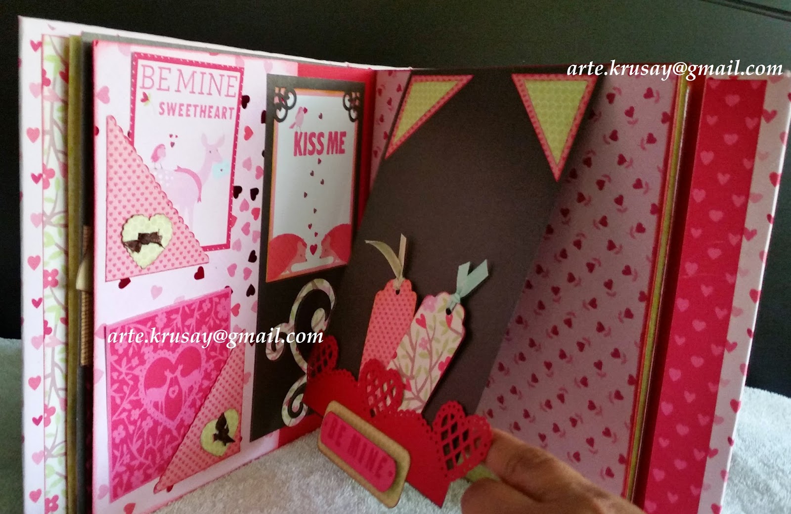 ARTE KRUSAY Scrapbook Album para parejas