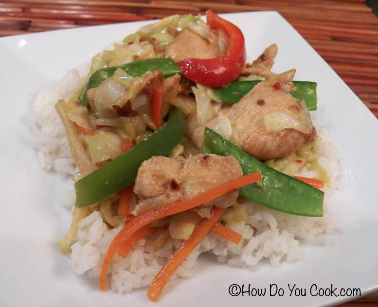 How Do You GarlicSweet Chili Chicken StirFry