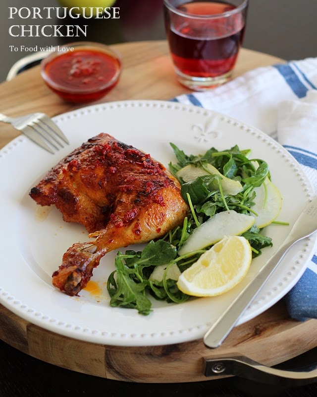 To Food with Love: Portuguese Chicken with Piri-piri Sauce