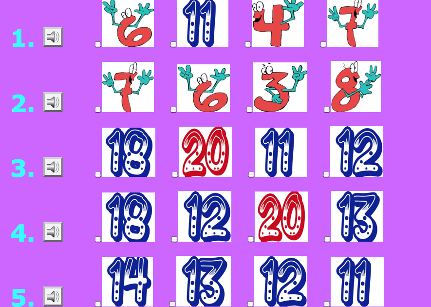 ENGLISH CORNER LET'S GUESS THE NUMBER!