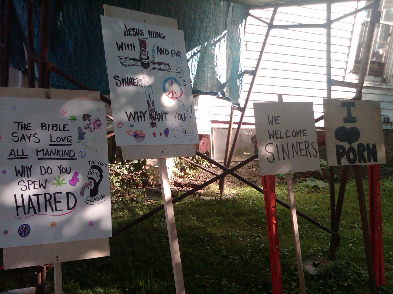 Ohio Protest Signs