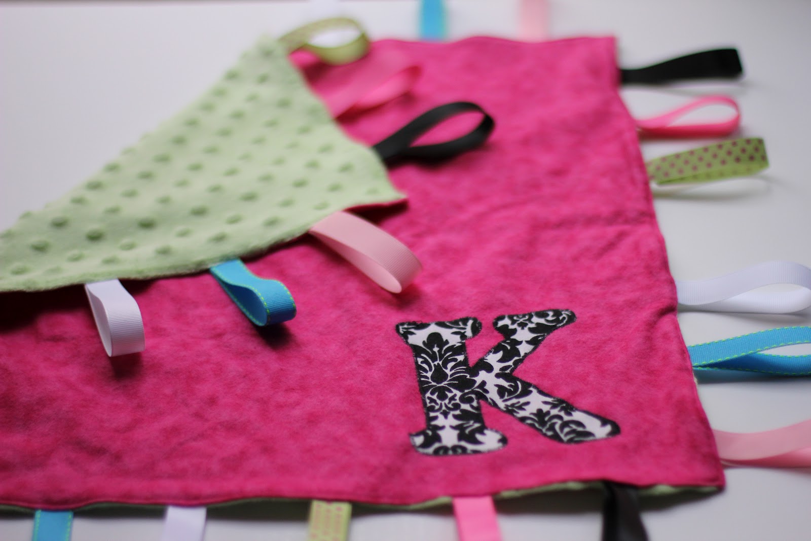 snap.craft.sew Mini Baby Minky Lovey Blanket