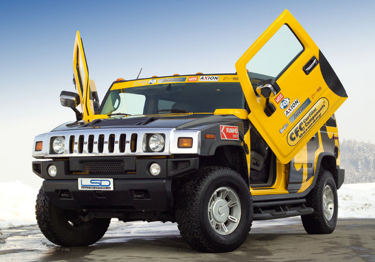 Hummer h2 ламбо двери