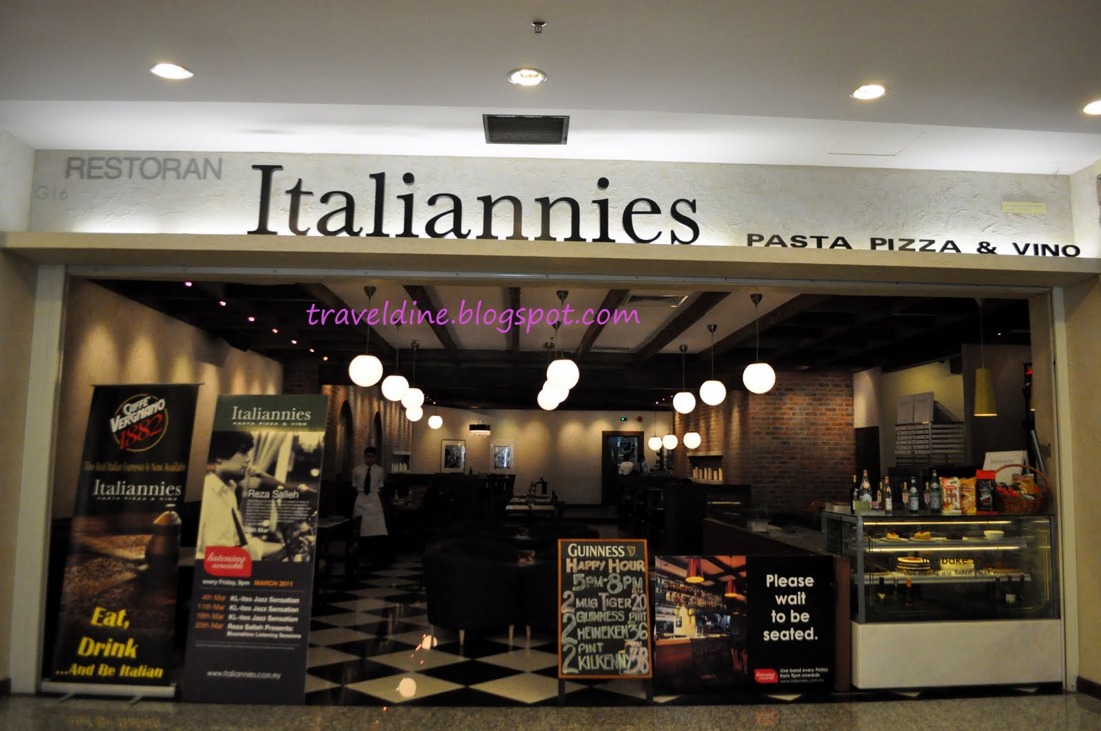 Travel and Dining Experience Italiannies Pasta Pizza & Vino Empire