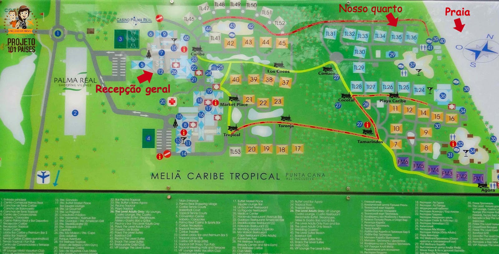 Dica de hotel em Punta Cana Meliá Caribe Tropical The Level Projeto 101 Países