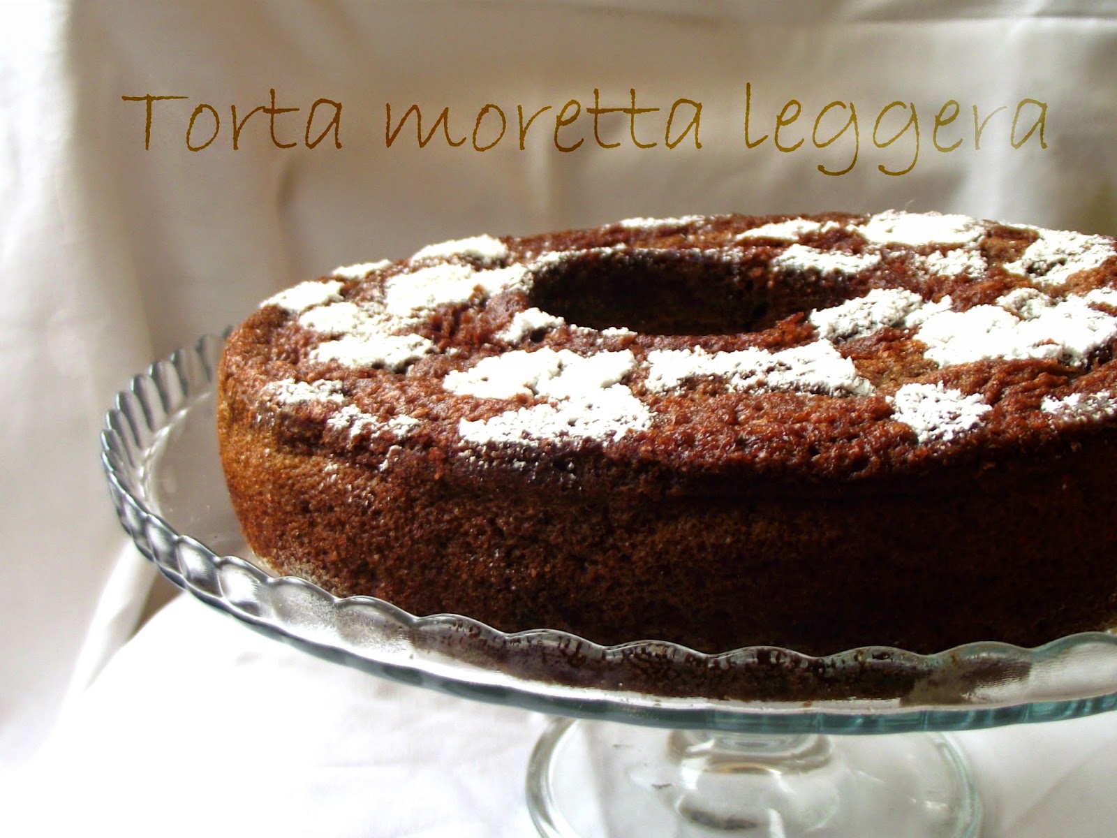 La Torta moretta leggera e le fiabe a modo mio