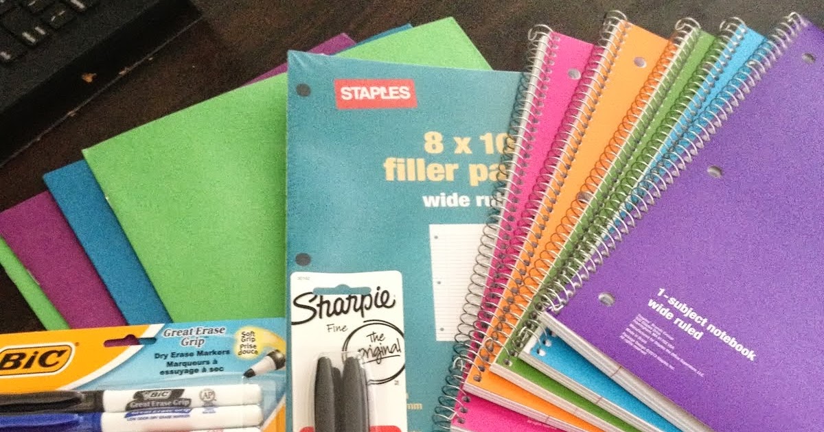 Mothering with Creativity Back to School Best Deals of the Week Staples