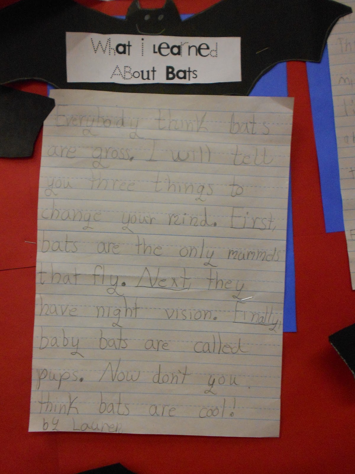 Bat Writing...EEK! Teacher by the Beach