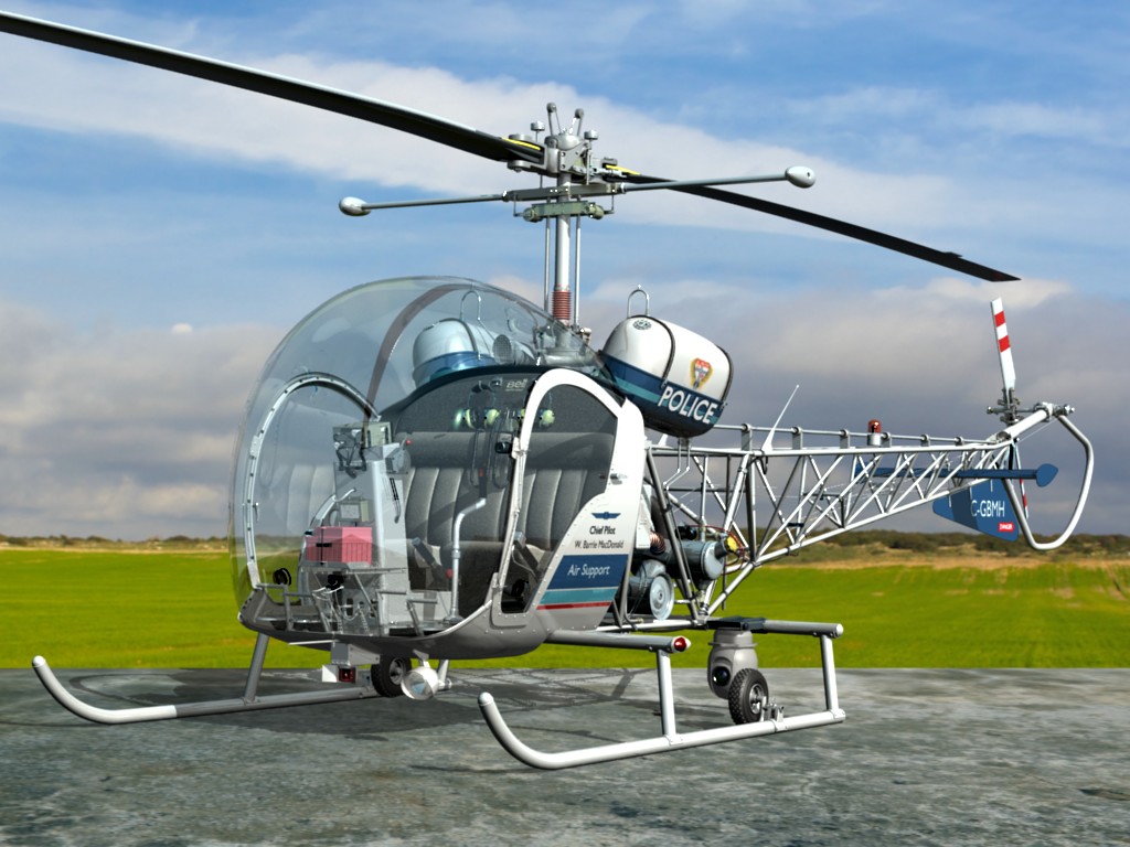 Bell 47 Helicopter