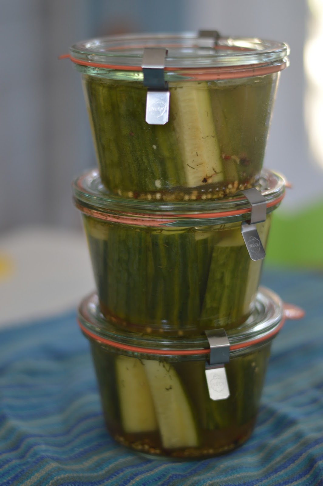The Art of Comfort Baking Refrigerator Spicy Dill Pickles