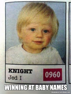 Jedi Knight star wars fan baby names