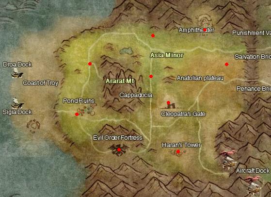 Silkroad Online Unique Spawn Location Maps | GuideScroll