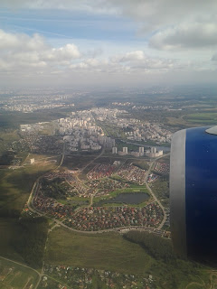 Москва вид с самолета