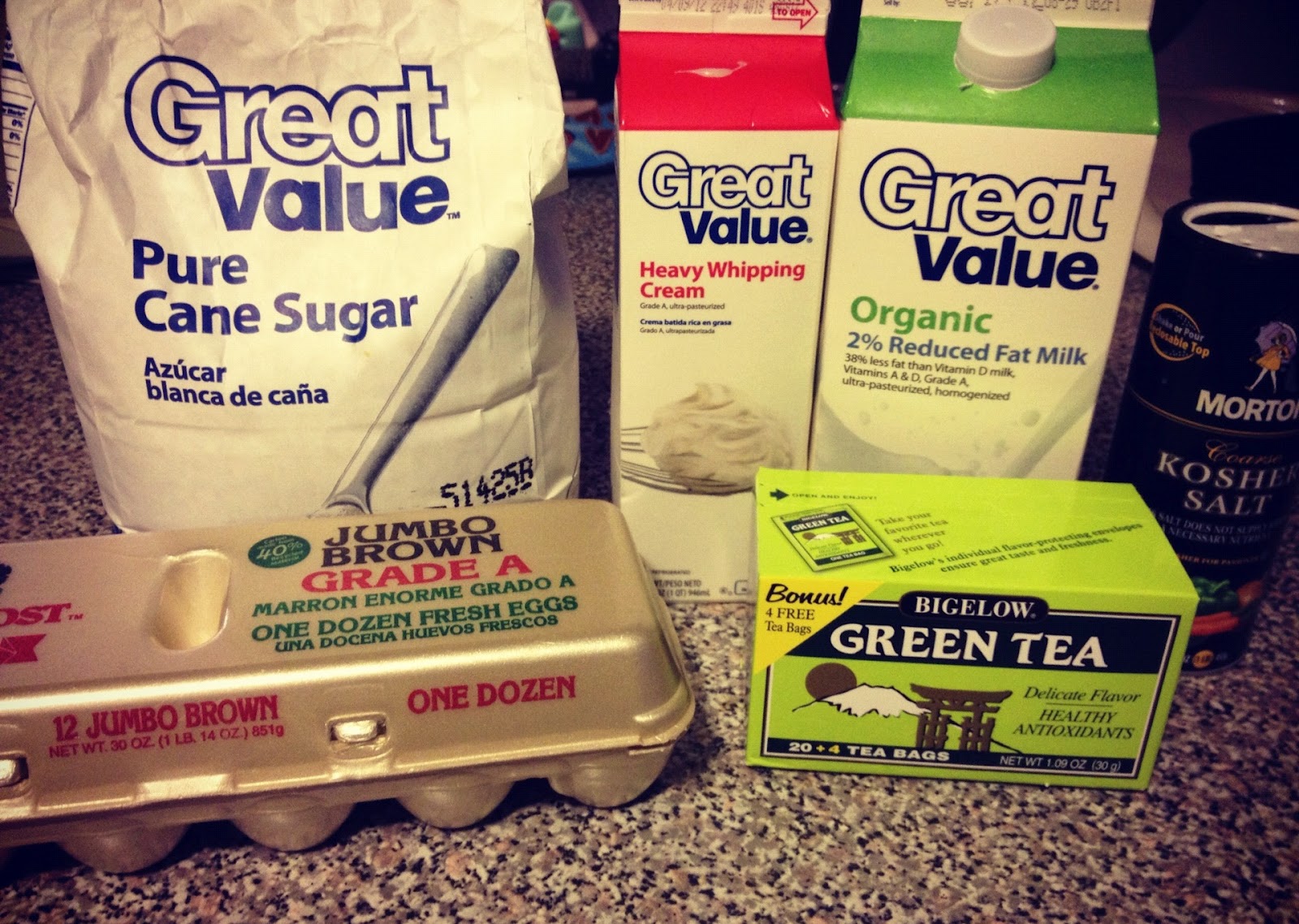 Champagne and Cheeseburgers Green Tea Ice Cream