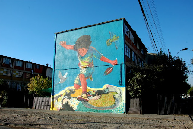 street art santiago de chile san miguel museo abierto arte callejero
