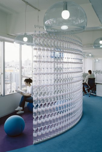 Plastic Bottle Wall