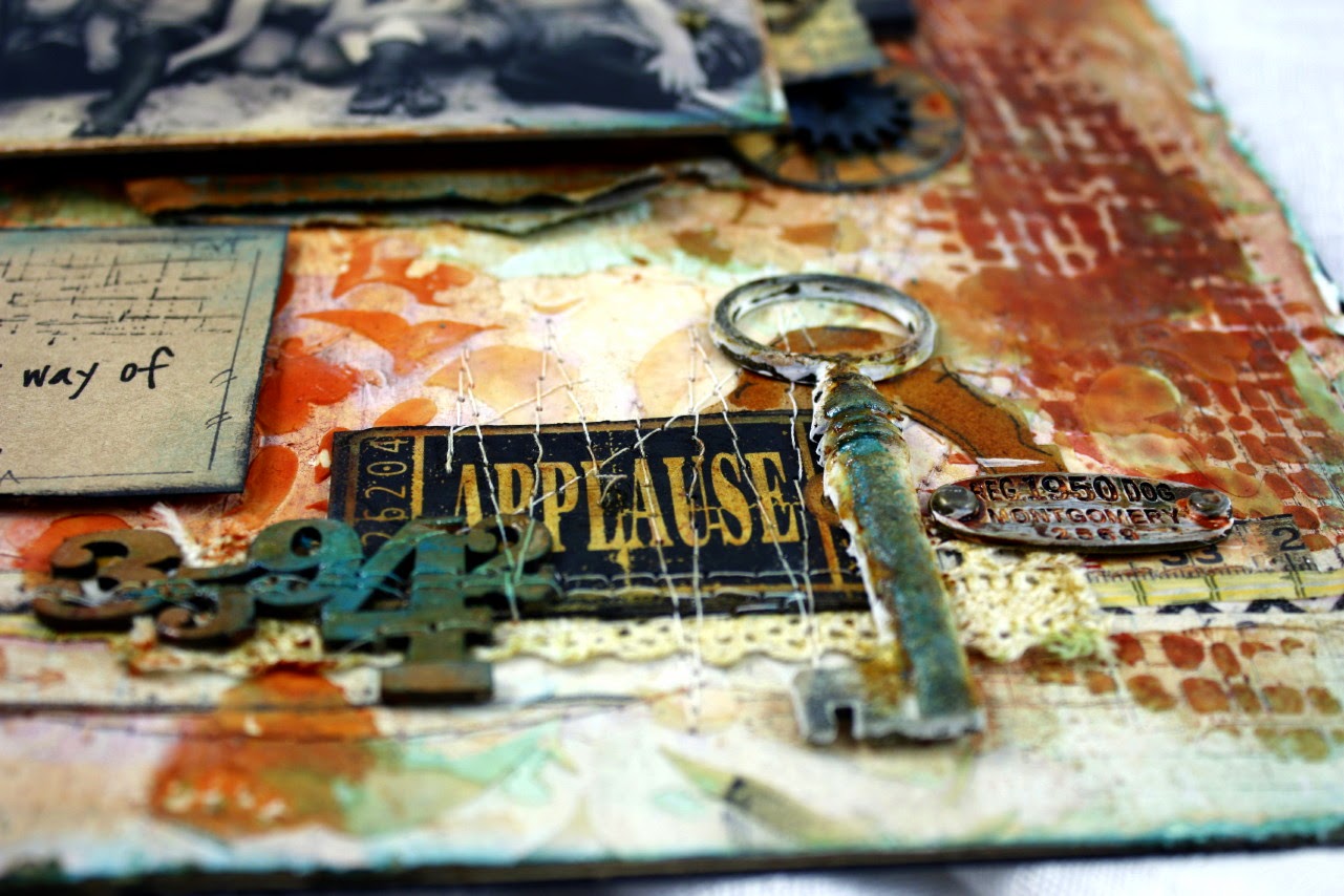 art and life Vintage Art Journal page