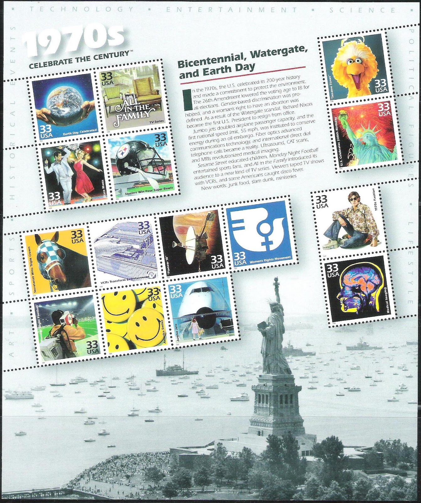 My Postage Stamps Collection 19982000 Celebrate the Century Complete