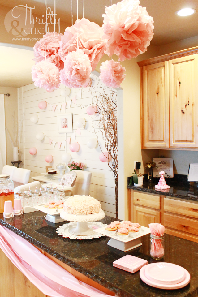 Cute decor ideas for a first birthday party or any girls birthday party