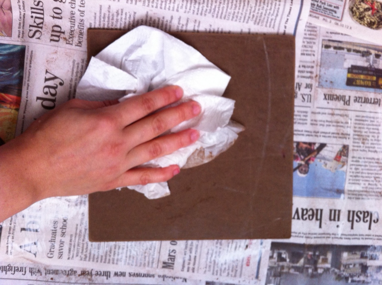 Erika Krayman Art How to Prep / Gesso a Masonite Hardboard Panel