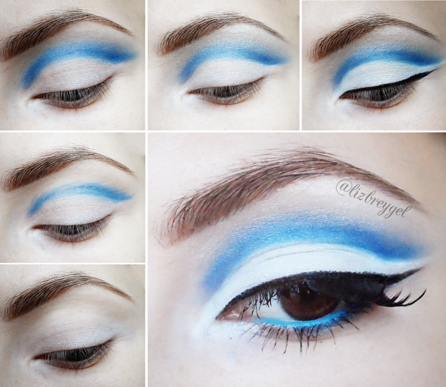 Makeup Monday / Blue Cut Crease Makeup Tutorial January Girl