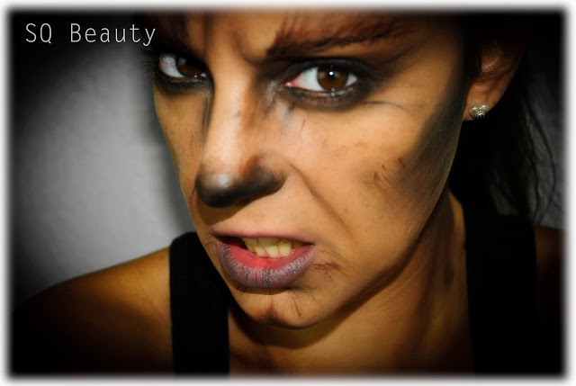 Maquillaje Halloween Hombre Lobo wolf makeup, Silvia Quiros