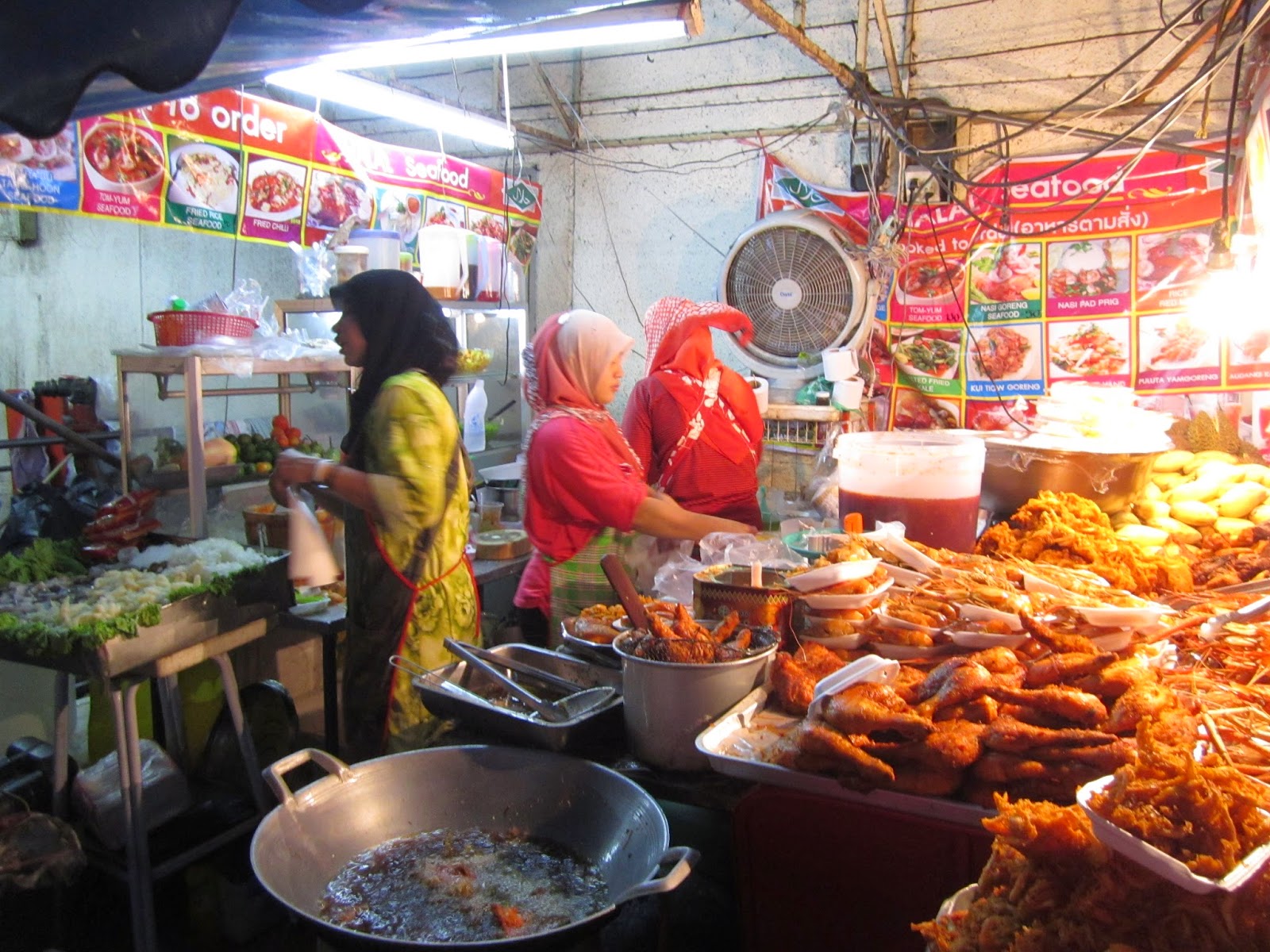 halal food seafood market